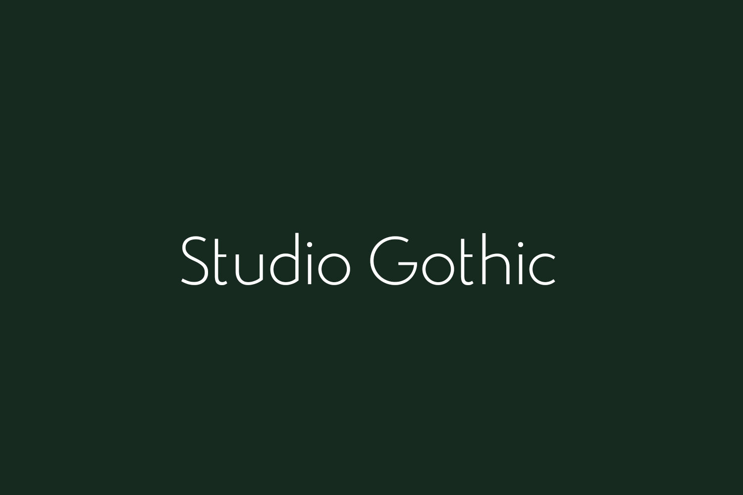 Studio Gothic