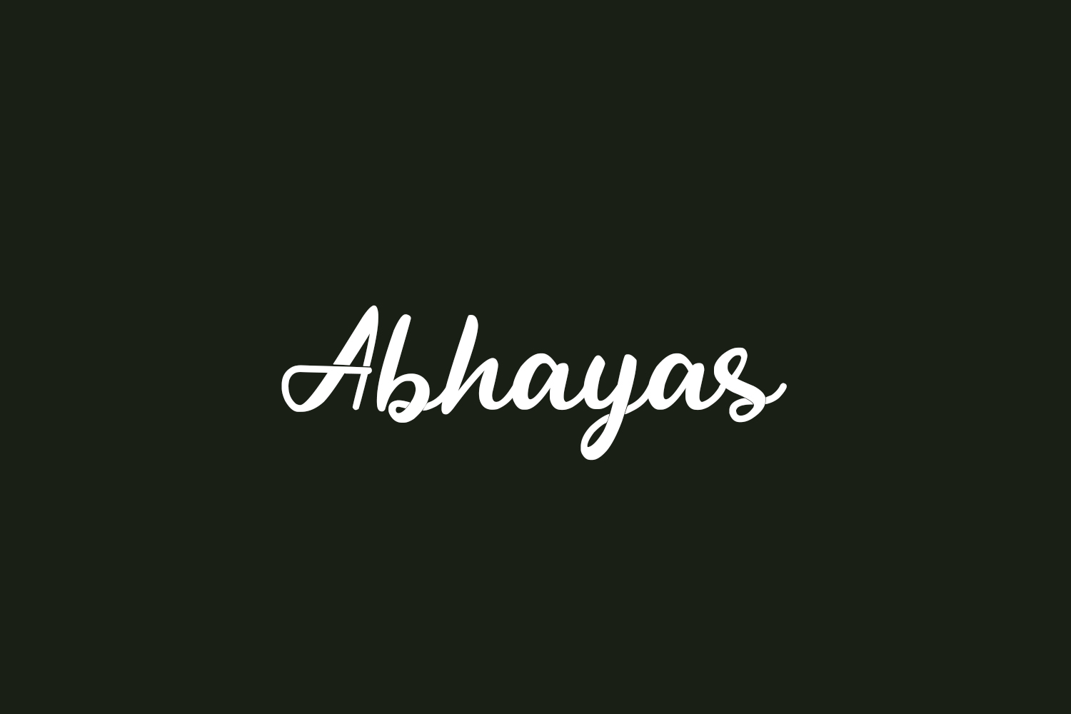 Abhayas Free Font