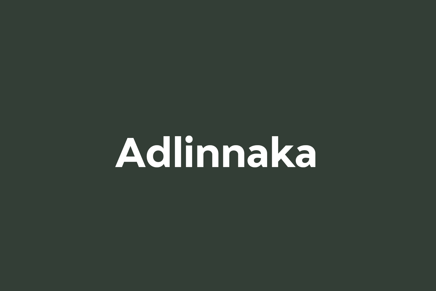 Adlinnaka Free Font