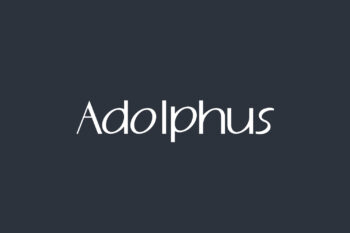 Adolphus Free Font