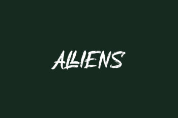 Alliens Free Font