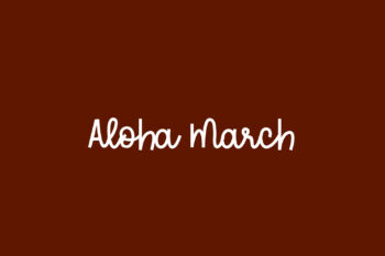 Aloha March Free Font