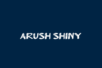 Arush Shiny Free Font