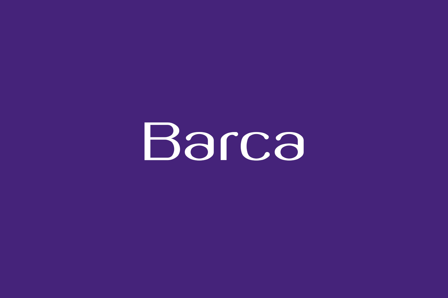 Barca Free Font
