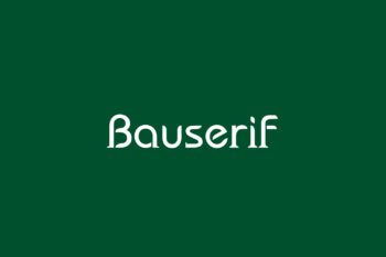 Bauserif Free Font