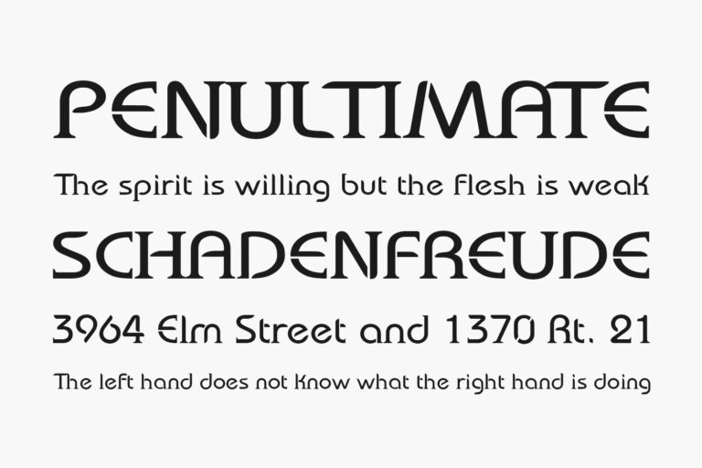 Bauserif | Fonts Shmonts