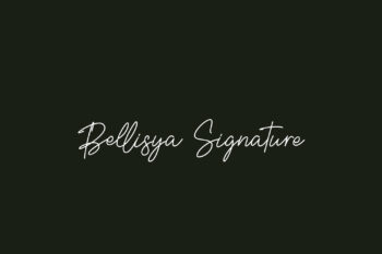Bellisya Signature Free Font