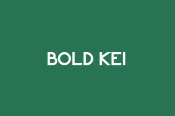 Bold Kei Free Font