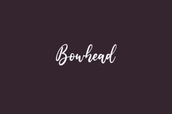 Bowhead Free Font