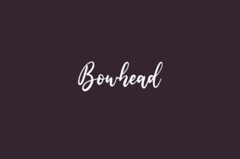 Bowhead Free Font