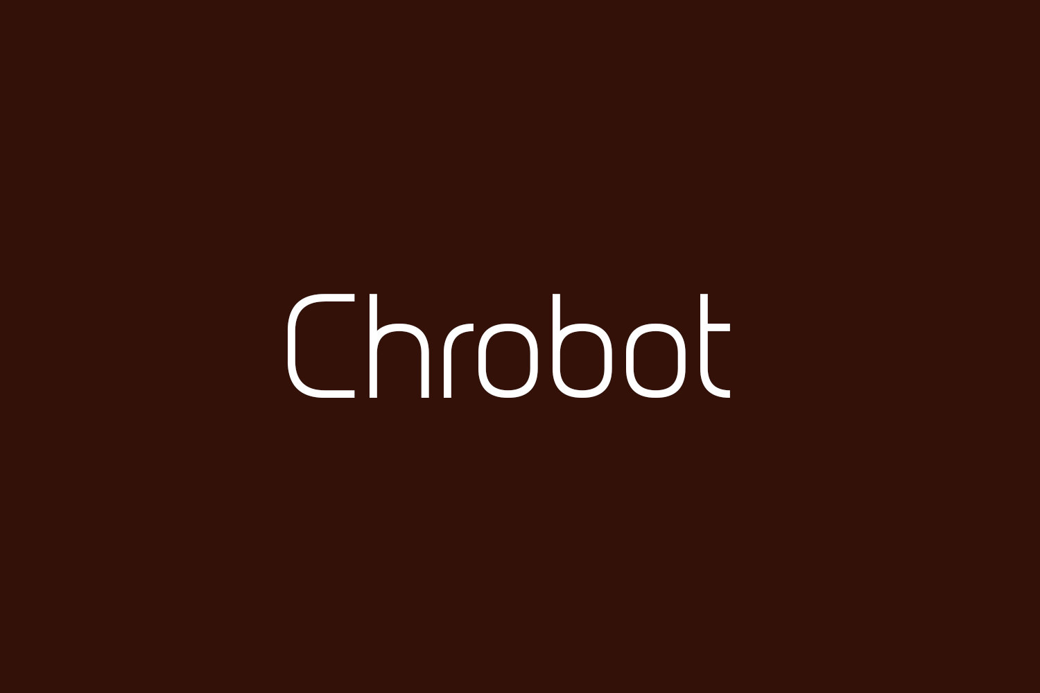 Chrobot Free Font