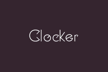 Clocker Free Font