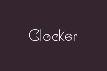 Clocker Free Font