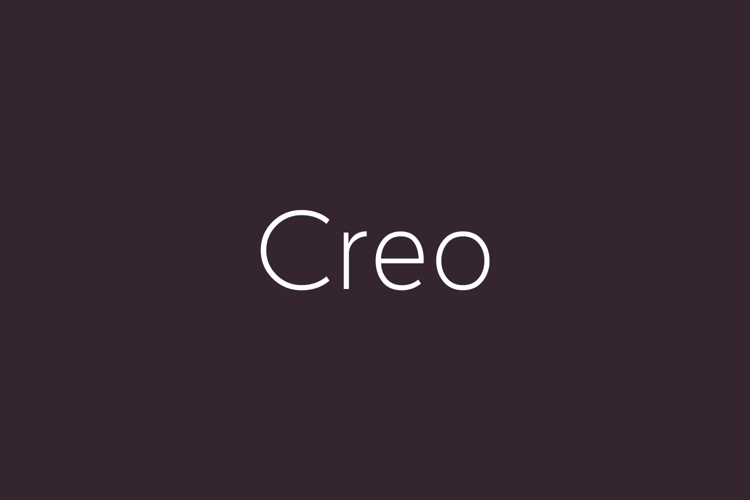 Creo Free Font