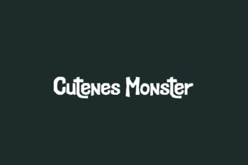 Cutenes Monster Free Font