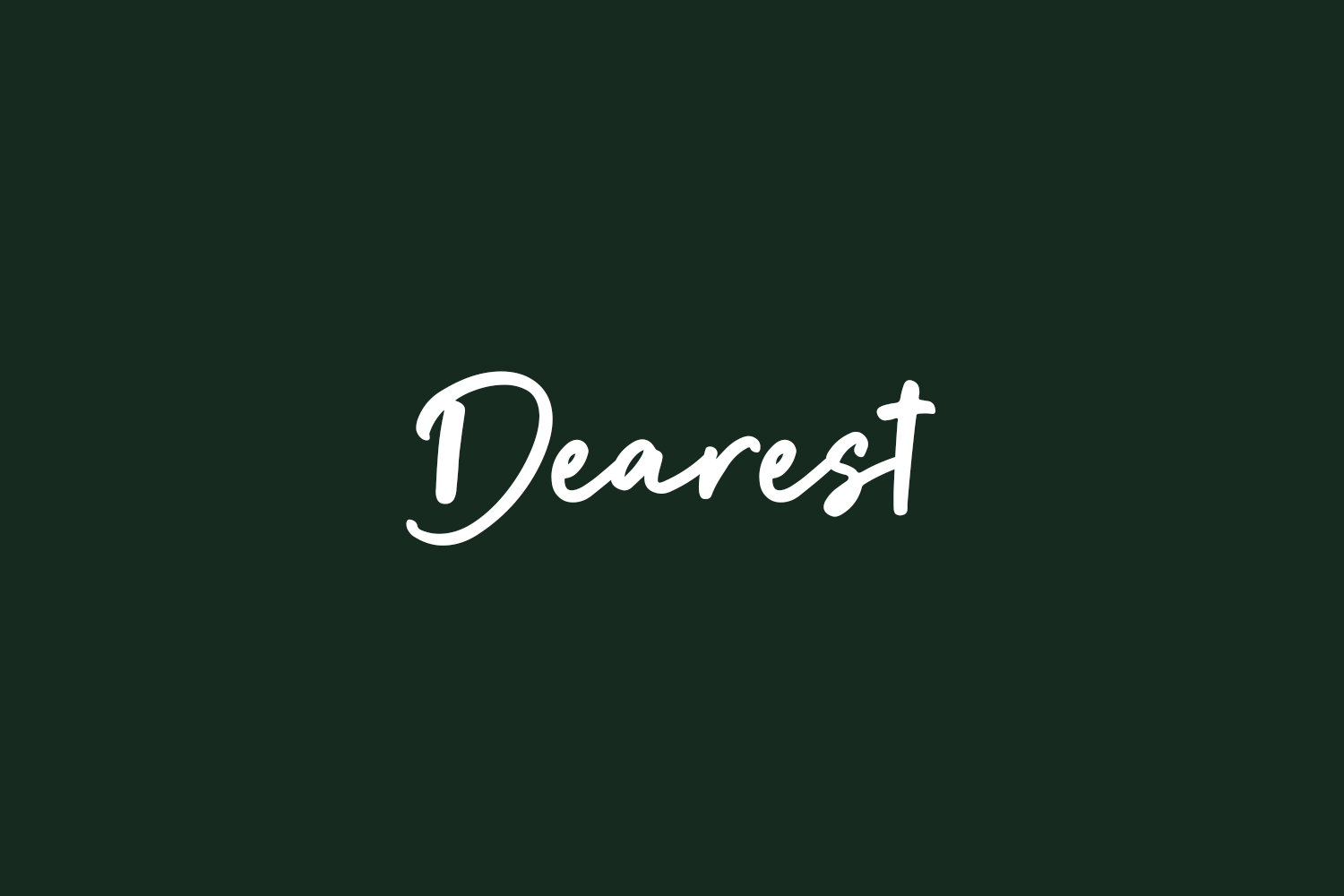 Dearest Free Font