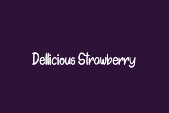 Dellicious Strawberry Free Font