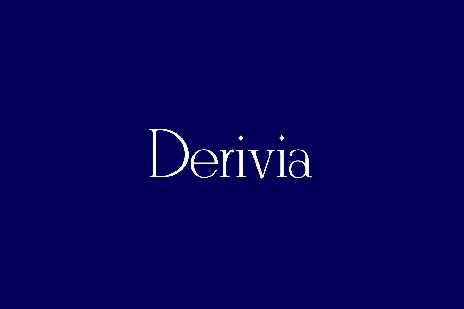 Derivia Free Font