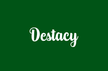 Destacy Free Font