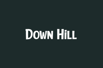 Down Hill Free Font