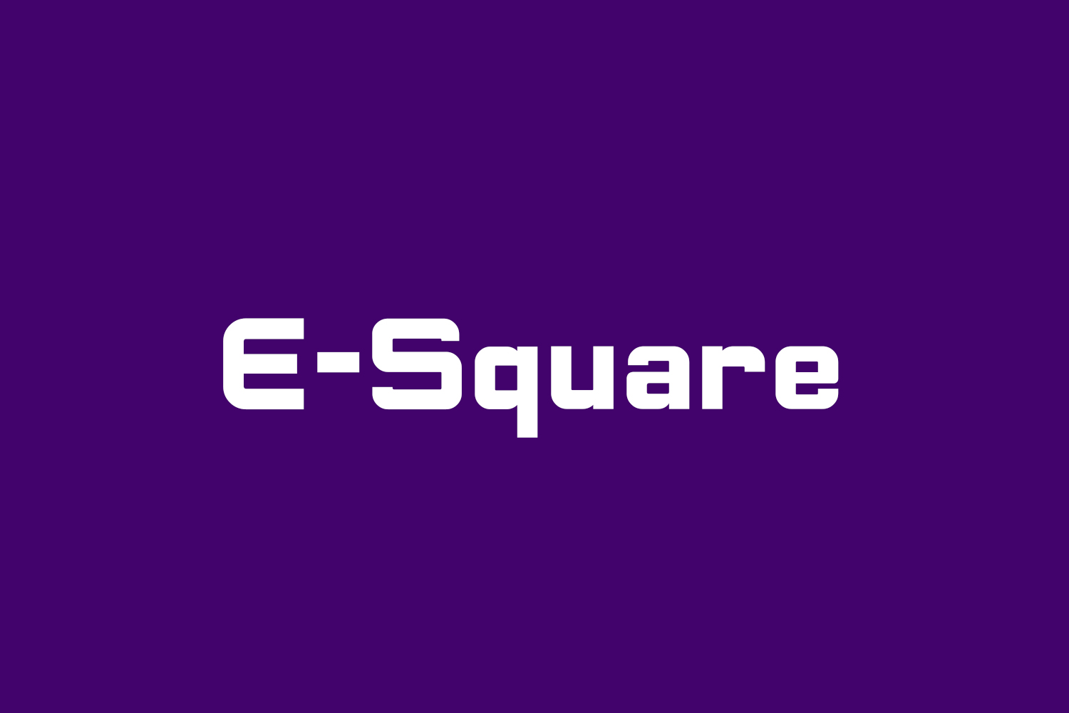 E-Square Free Font