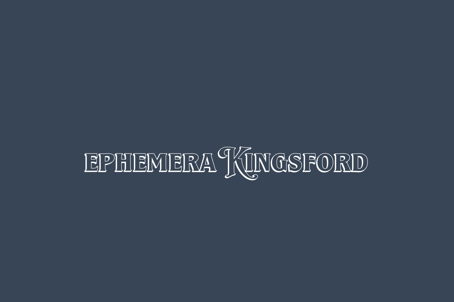 Ephemera Kingsford Free Font