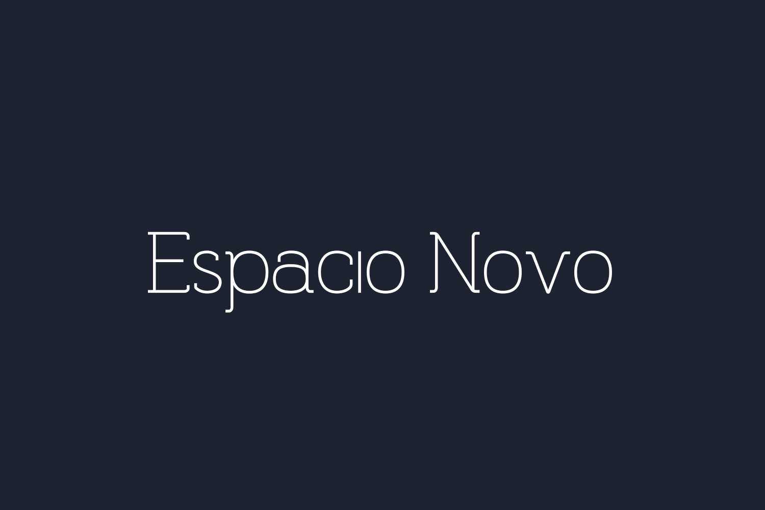 Espacio Novo Free Font