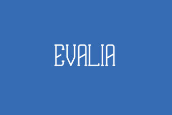 Evalia Free Font