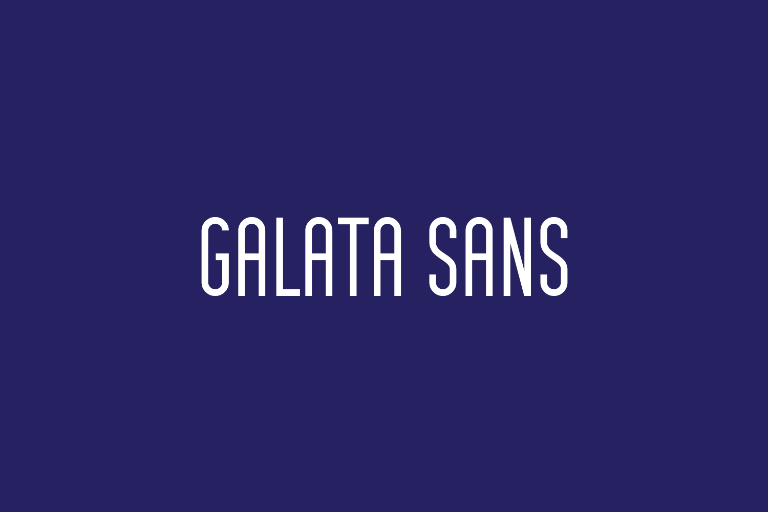 Galata Sans Free Font
