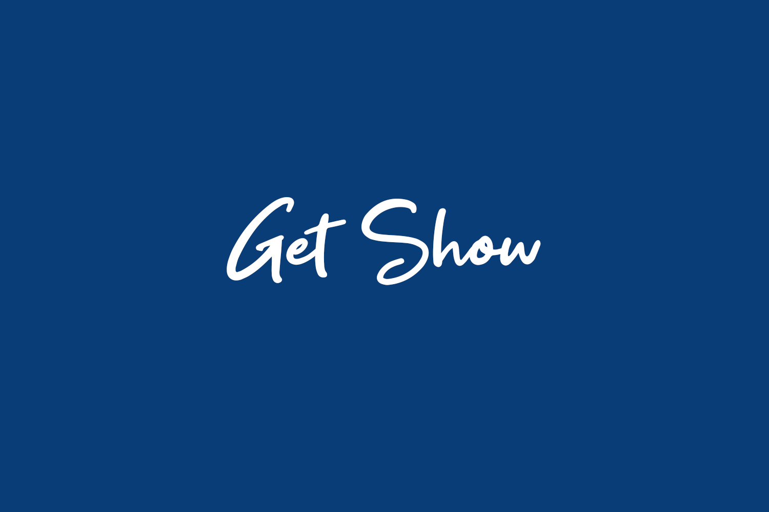 Get Show Free Font