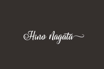 Hino Nagata Free Font