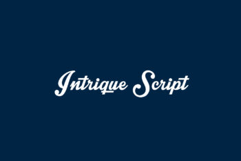 Intrique Script Free Font