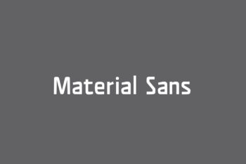 Material Sans Free Font