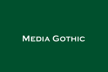 Media Gothic Free Font