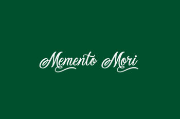 Memento Mori Free Font