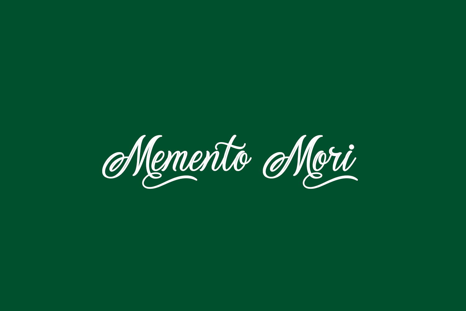Memento Mori Free Font