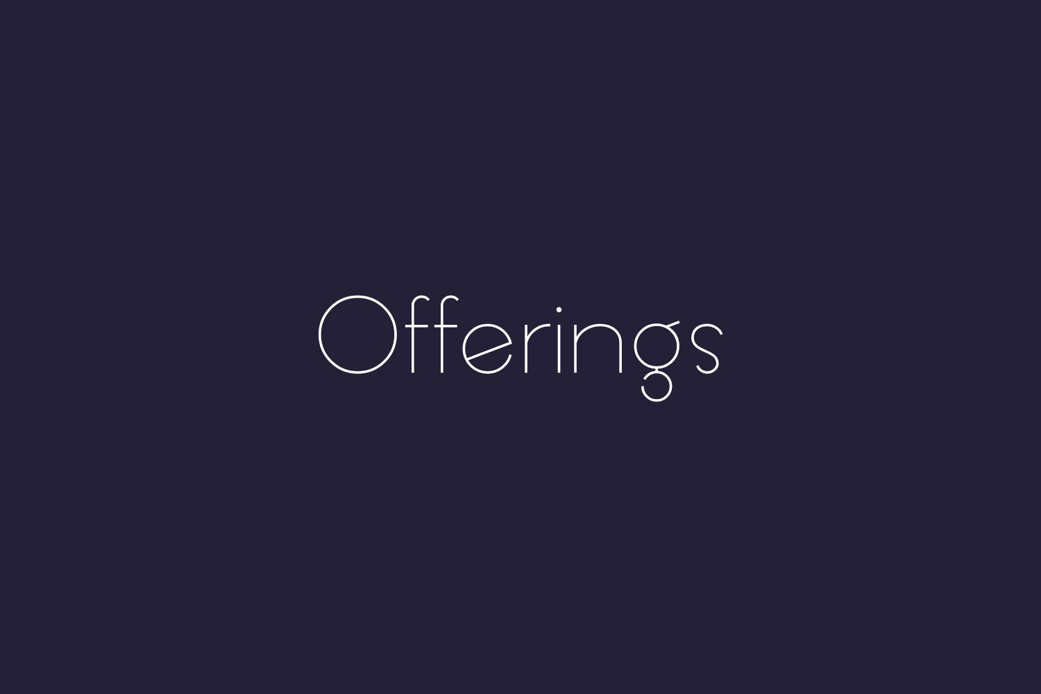 Offerings Free Font