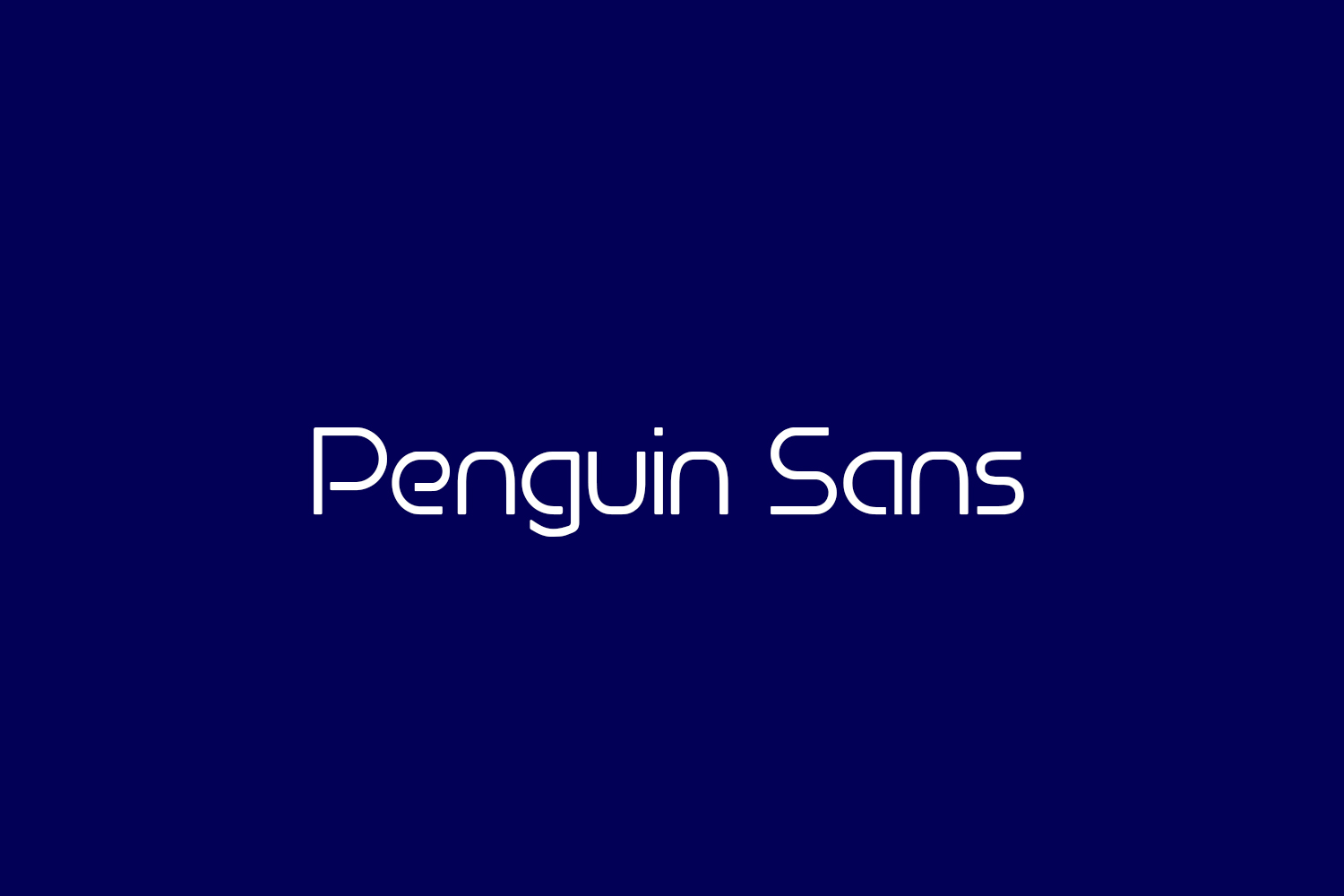 Penguin Sans Free Font