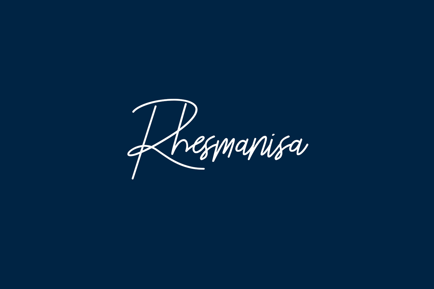 Rhesmanisa Free Font