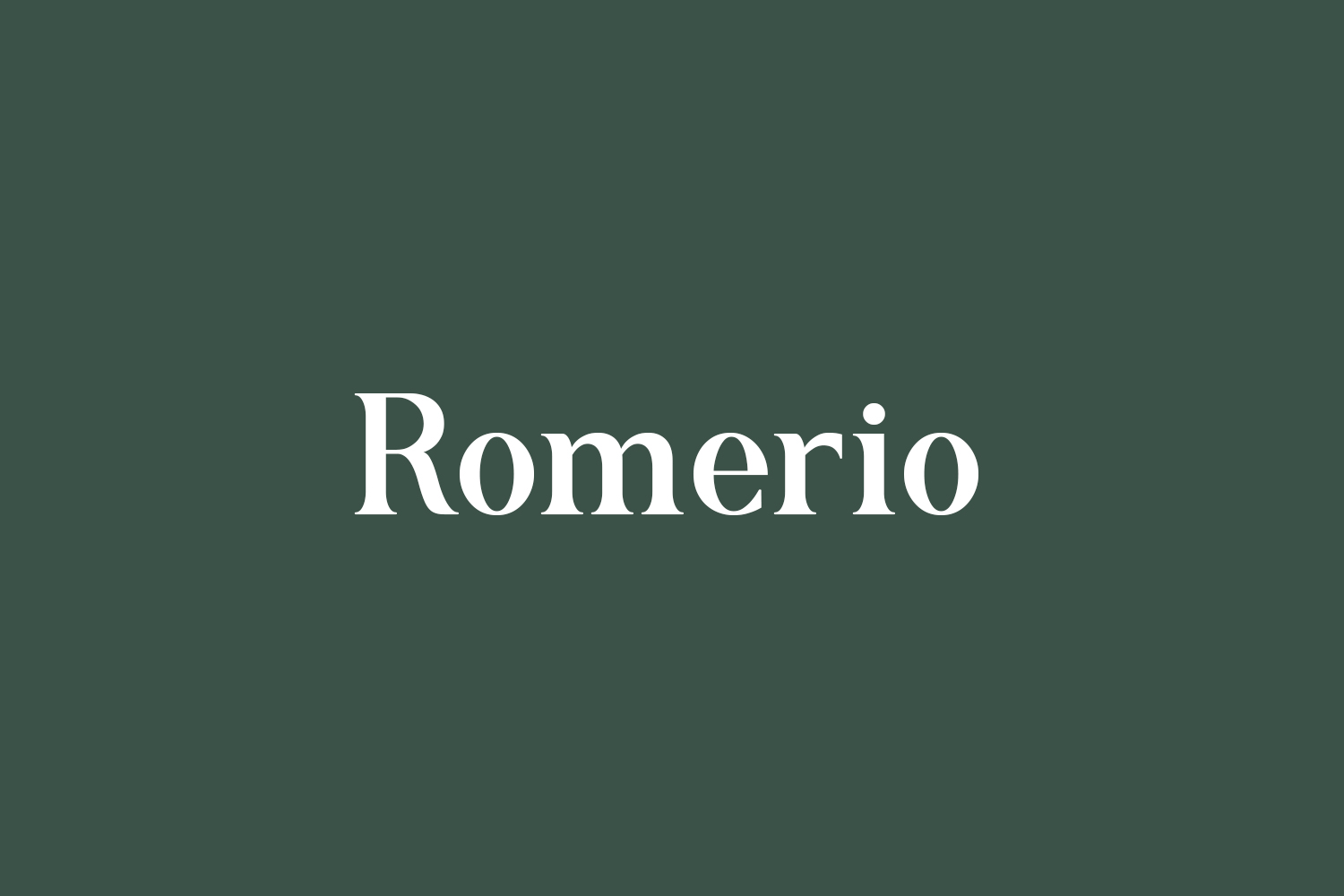 Romerio Free Font