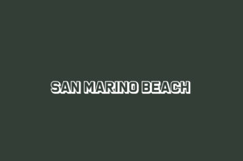 San Marino Beach Free Font