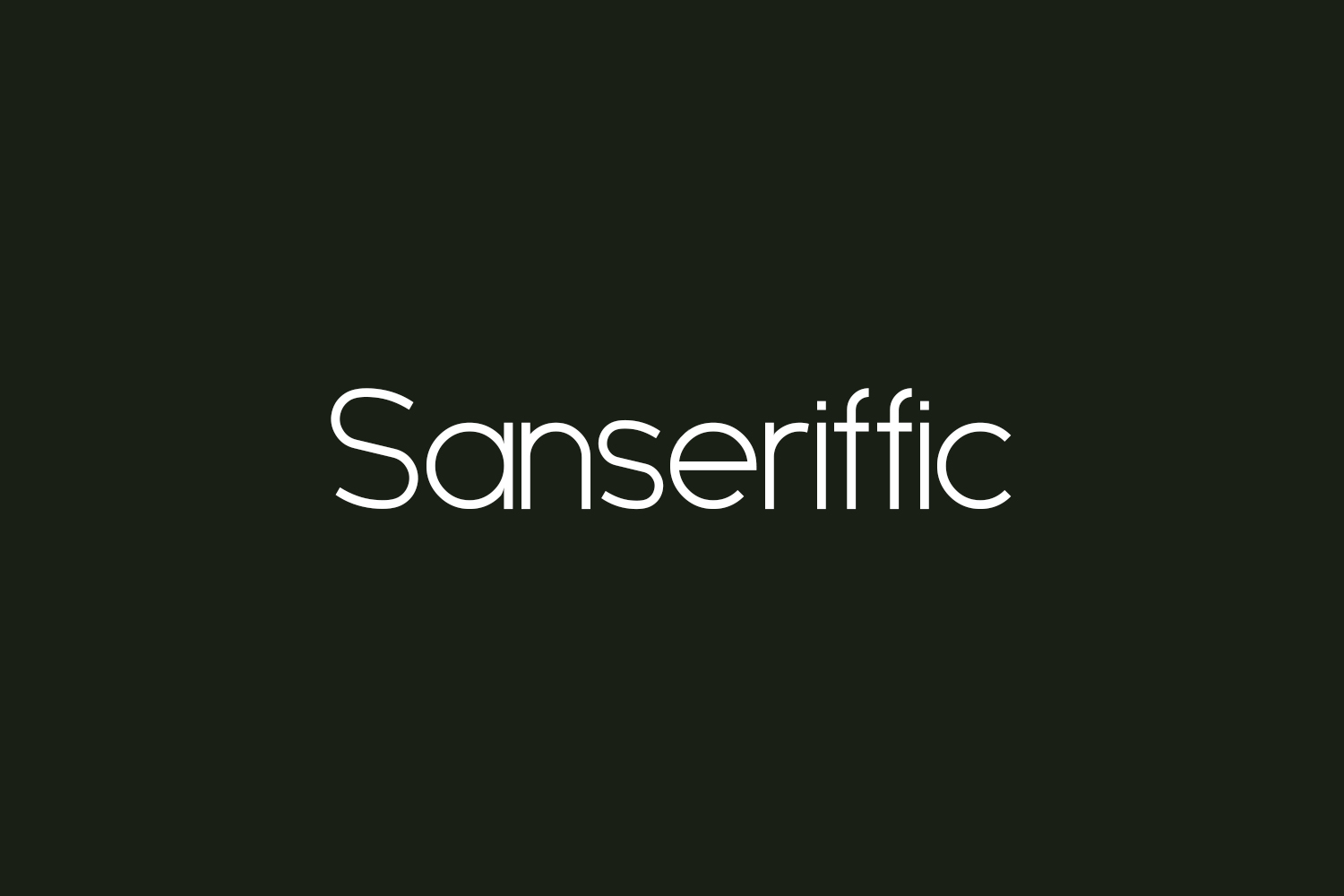 Sanseriffic Free Font