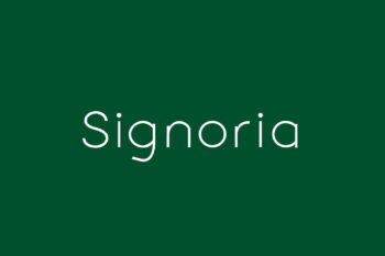 Signoria Free Font
