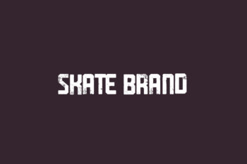 Skate Brand Free Font