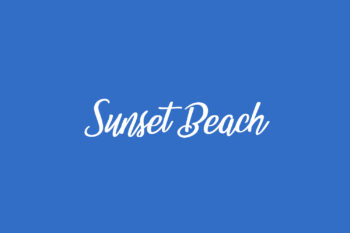 Sunset Beach Free Font