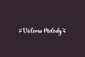 Victoria Melody Free Font