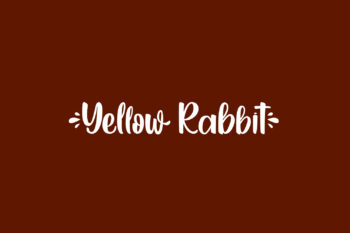 Yellow Rabbit Free Font
