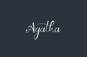 Agatha Free Font