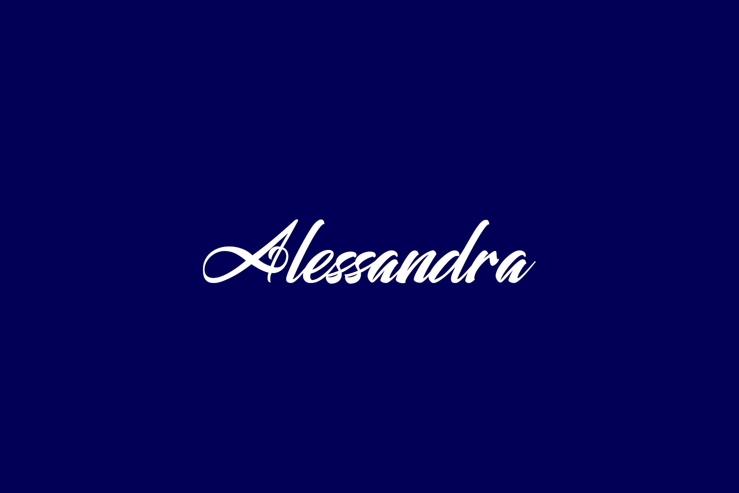 Alessandra Free Font