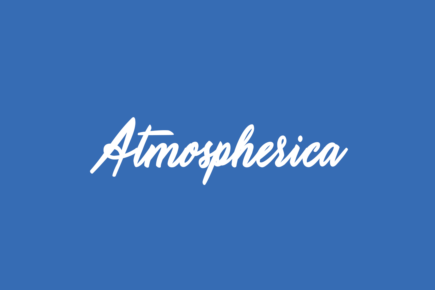 Atmospherica Free Font